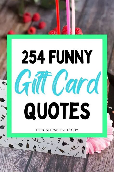 gift card sayings